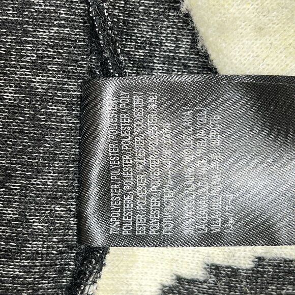 Farm Rio X Smiley Long Cardigan Women’s Small Oversized Black White - Teddy - Picture 12 of 12